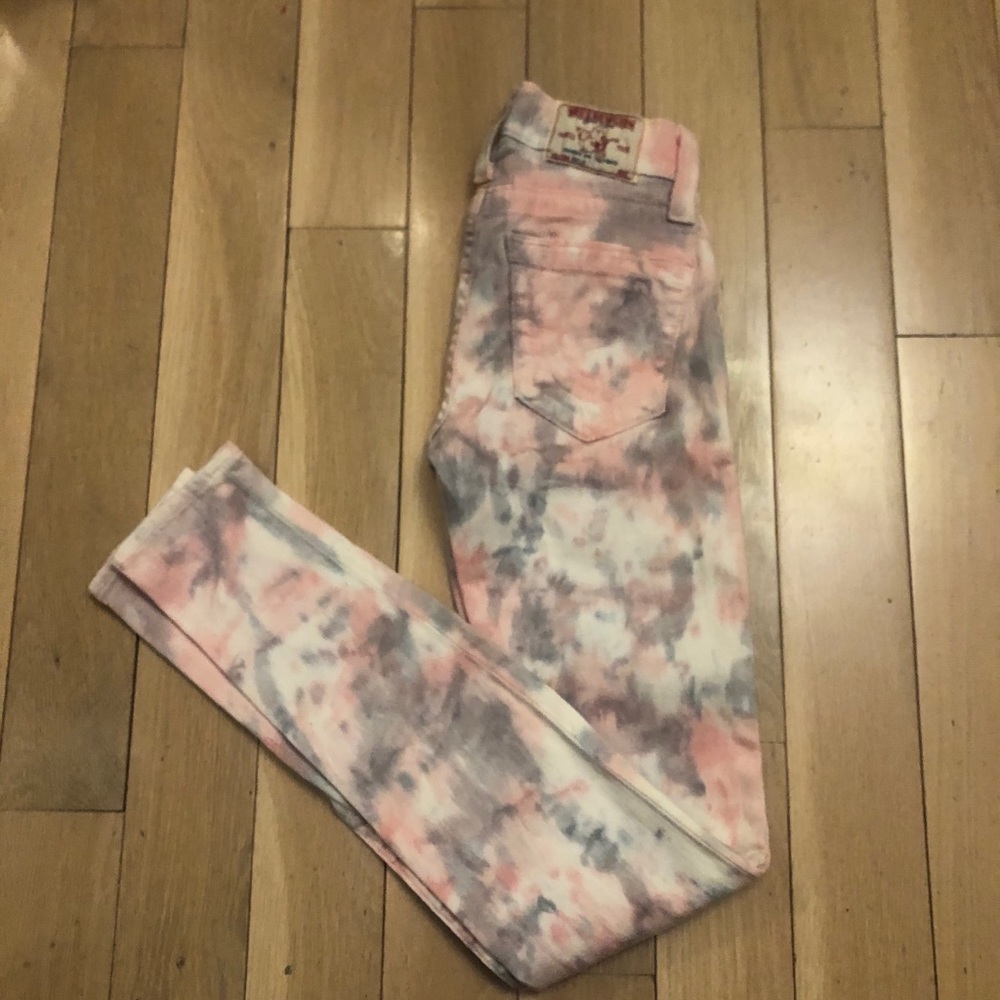 True religion tie dye jeans size 23